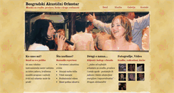 Desktop Screenshot of belgradeacoustic.com